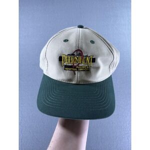 Vintage Paramount Painting Hat Cap Strap Back Beige Green Logo Otto‎ Cap